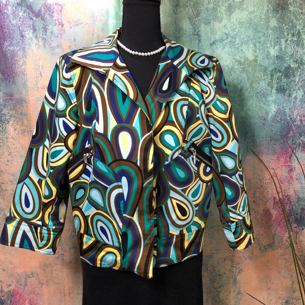 🔍 🔍 Transitions Vintage Retro Style Swing Jacket